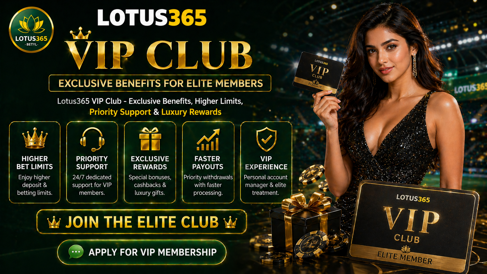 Lotus365 VIP Club - Exclusive Benefits for Elite Members