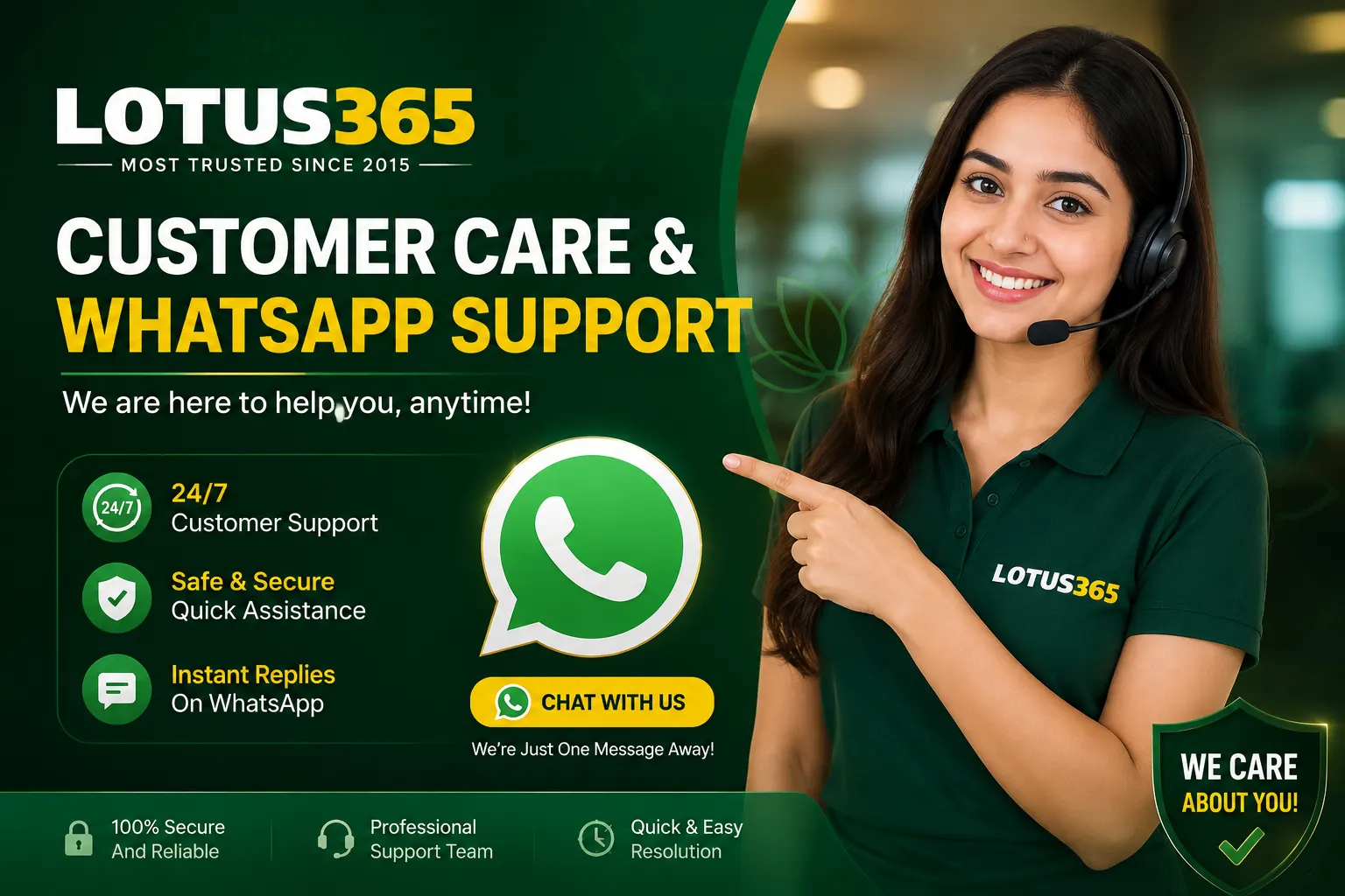 Lotus365 Customer Care Number and WhatsApp Support 2026