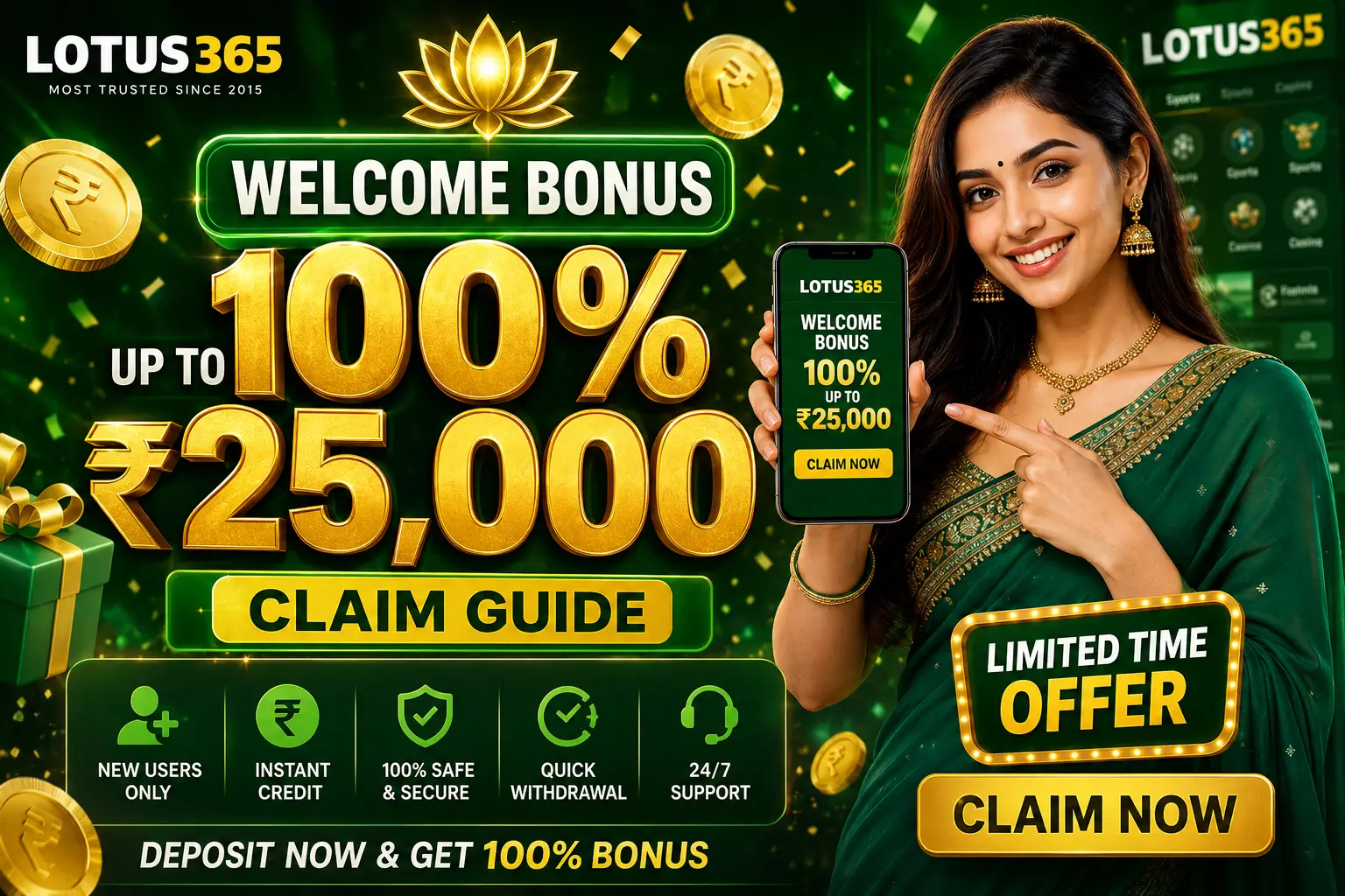 lotus365 welcome bonus full complete guide 2026