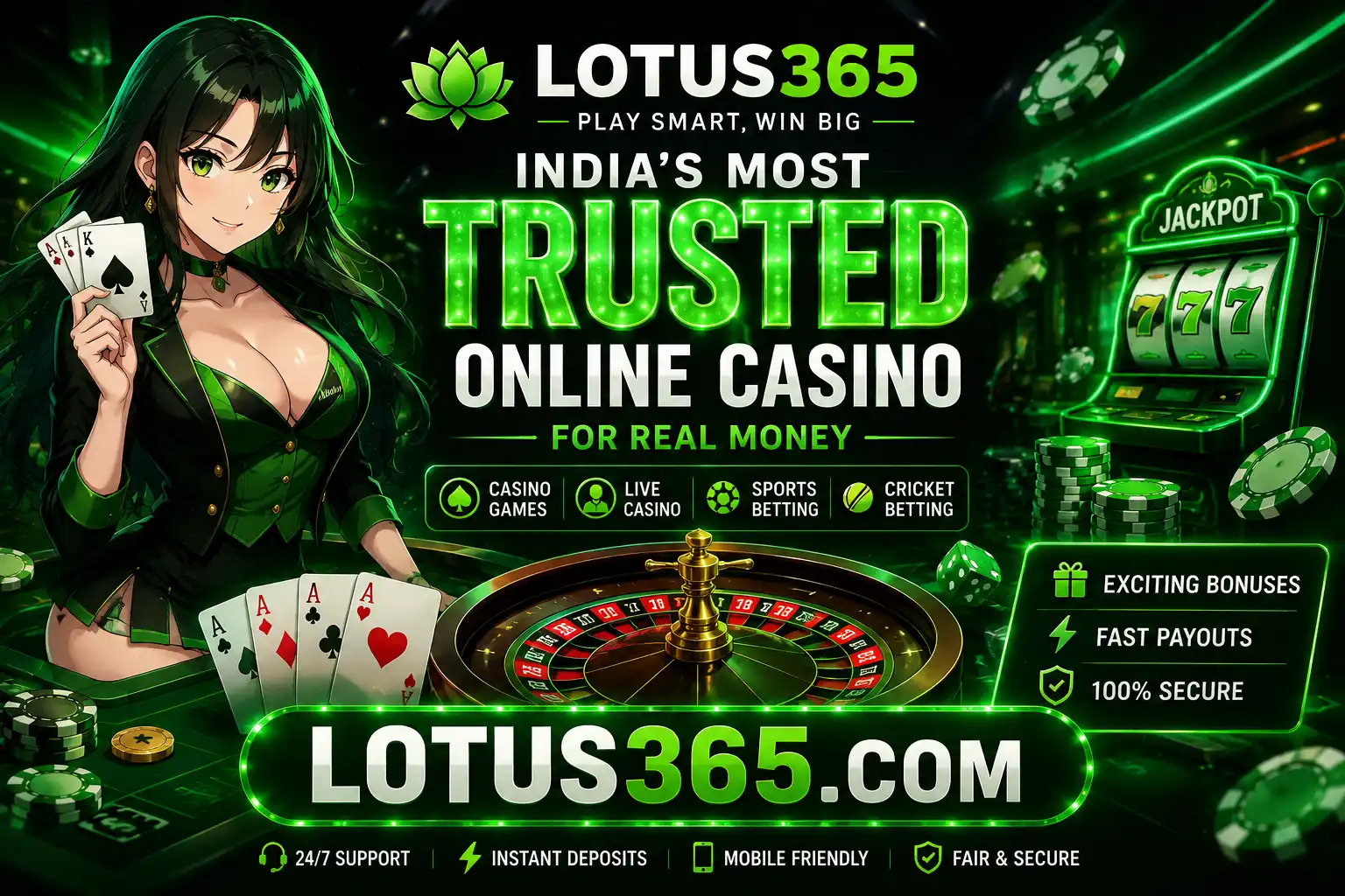  lotus365 hero image indais top cricket betting and casino platform